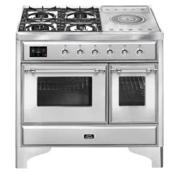 Cuisinière bi-énergie Ilve Majestic Milano MD10SDNE3 100 cm
