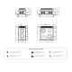 Plaque de cuisson vitrocéramique 4 zones 8.6 kW