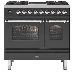 Cuisinière avec four Nostalgie PD09INE3 4 feux + 2 induction