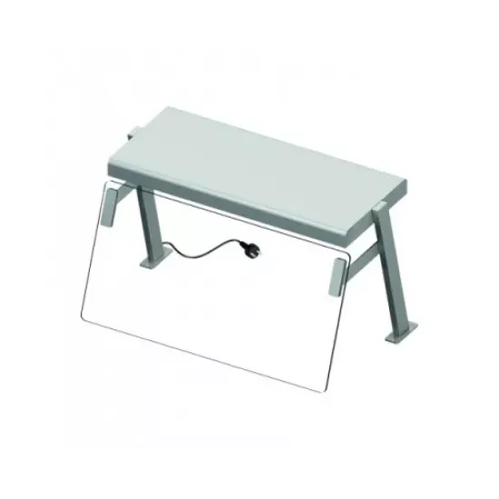 Vitre de protection avec éclairage