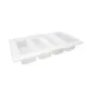 4-compartment food box with lid GN 1/1