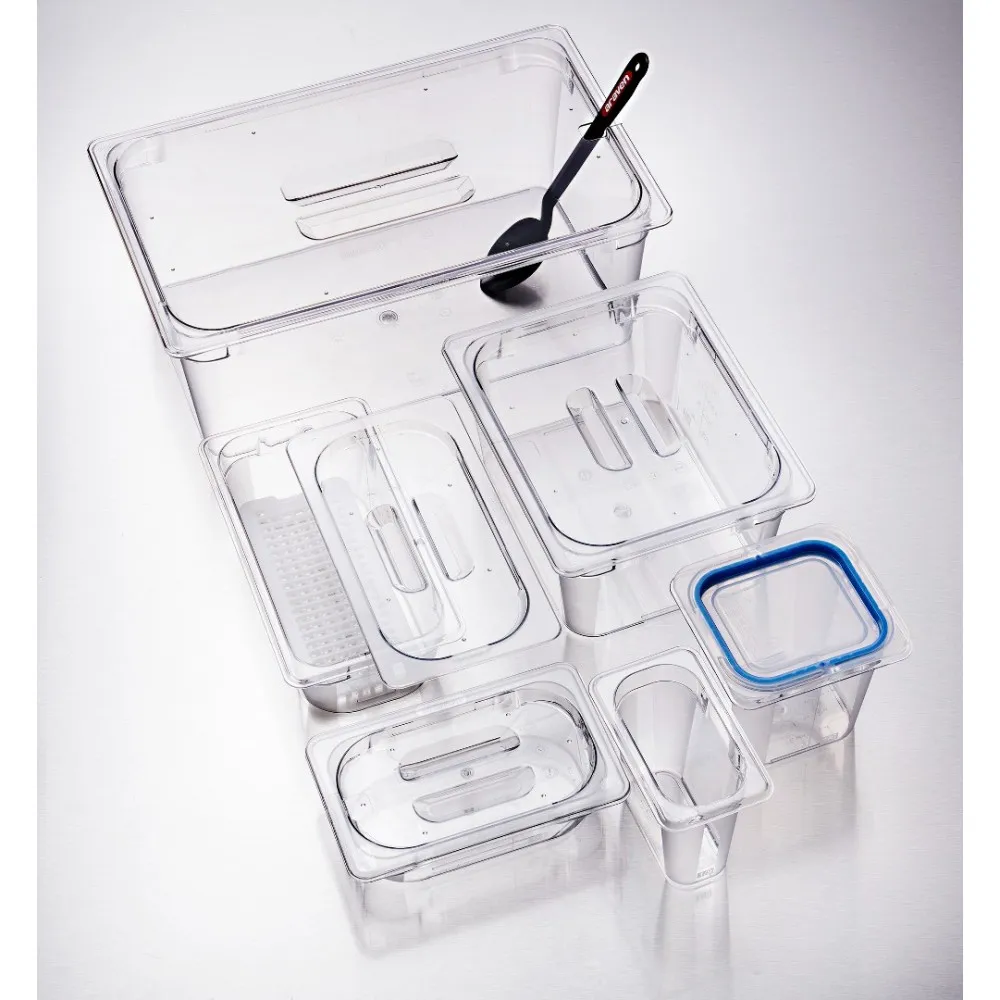 GN 1/2-100 mm polycarbonate container