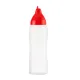 Bouteille doseuse pour sauces non drip red 750 ml