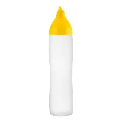 Bouteille doseuse pour sauces non drip yellow 500 ml