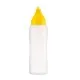 Bouteille doseuse pour sauces non drip yellow 750 ml