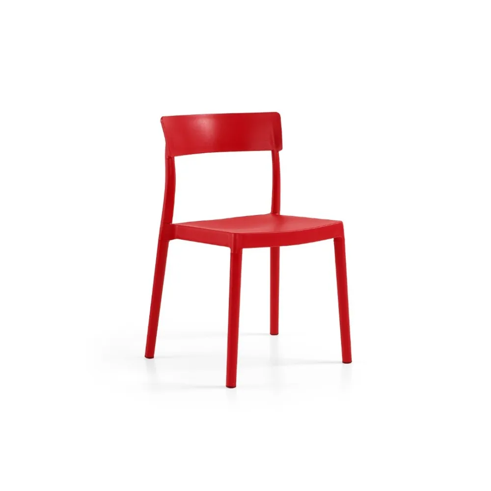 Chaise Lilly avec pieds en plastique