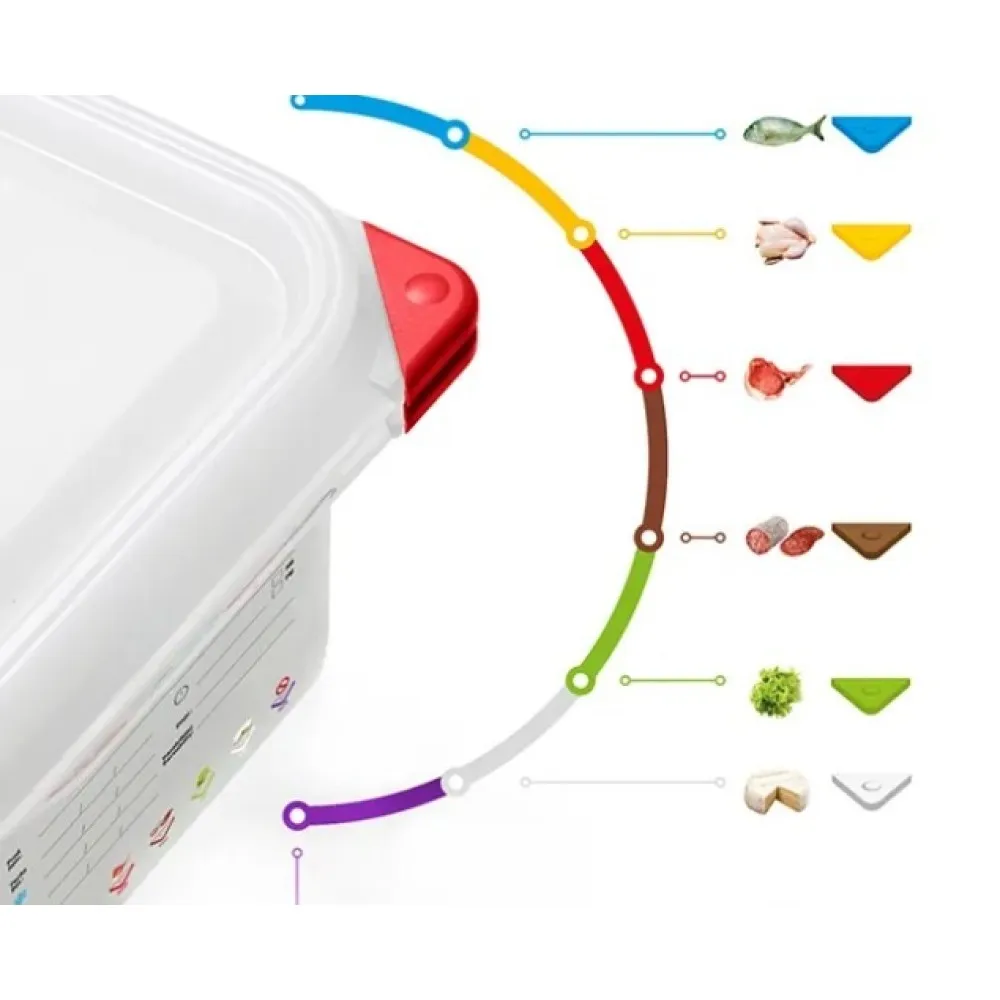 GN 1/2 H-100  mm Récipient avec couvercle