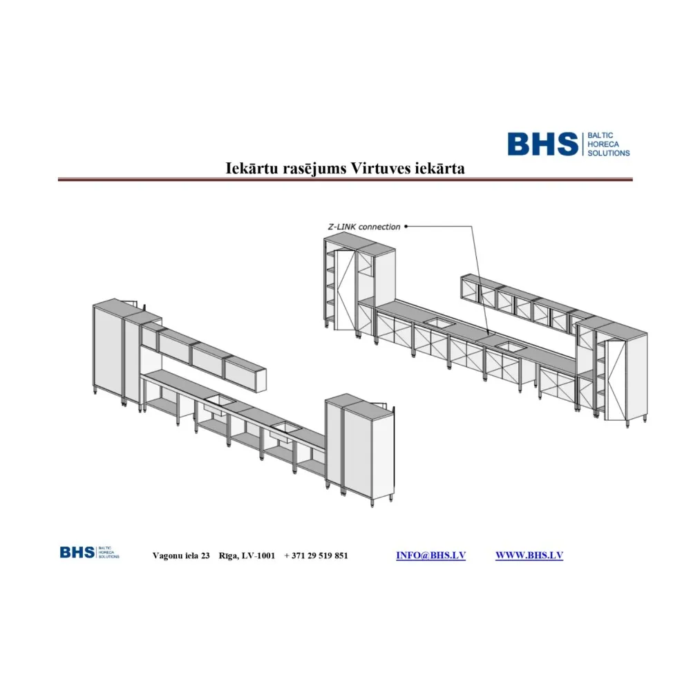 Kitchen Unit 9750 mm