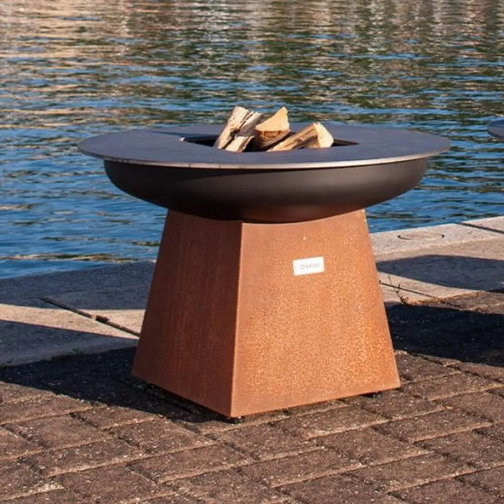 Barbecue Charcoal grill BBQ  Corten Version 600 mm