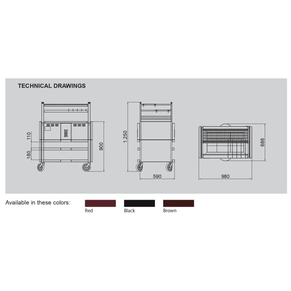 Barbecue au charbon de bois à la japonaise R90S