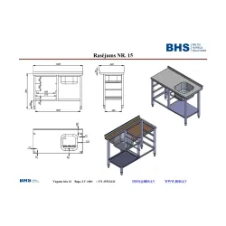 Table avec évier NN53