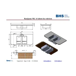 Surface avec 2 éviers  NN47