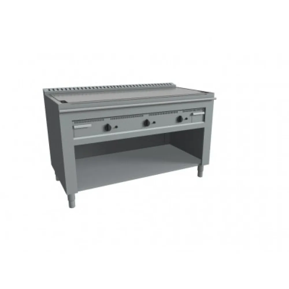 Japanese gas plate with shelf TEP3/120G