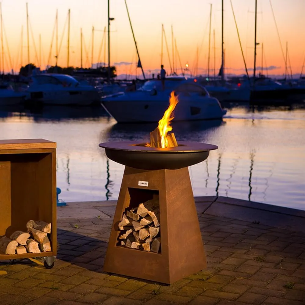 Barbecue Charcoal grill BBQ  Corten Version 1000 mm