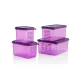 GN 1/4 h-150mm Anti allergic polypropylene airtight containers