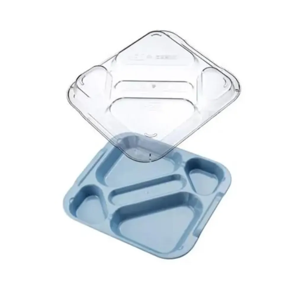 5-compartment food tray with lid Polycarbonate