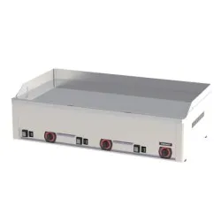 Plancha gaz chrome lisse 90