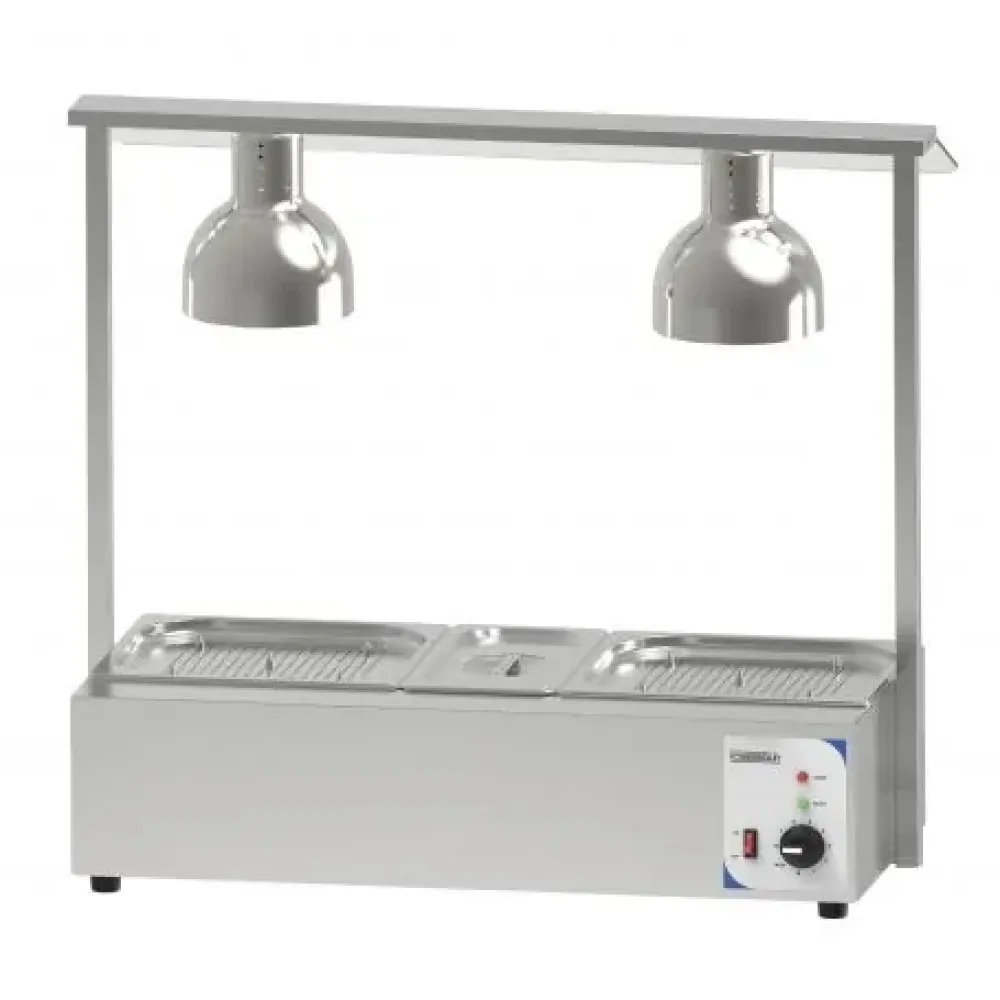 Station de chauffage avec double bain-marie