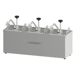 Pump dispenser 3 x GN 1/6