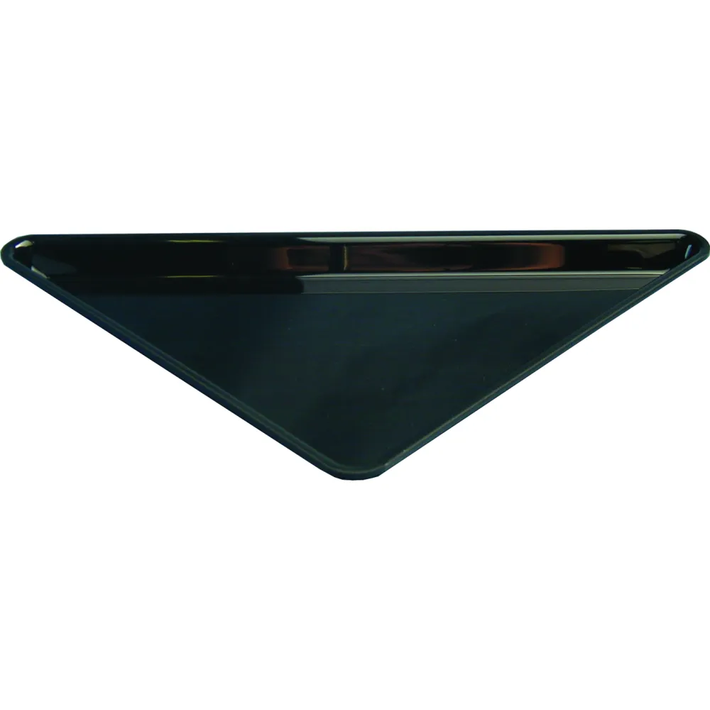Plexi Triangle Noir 270x270x360x20 mm
