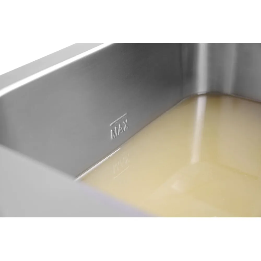 Friteuse à induction avec robinet de sortie, 8 l