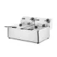 Friteuse Kitchen Line 2 x 6l
