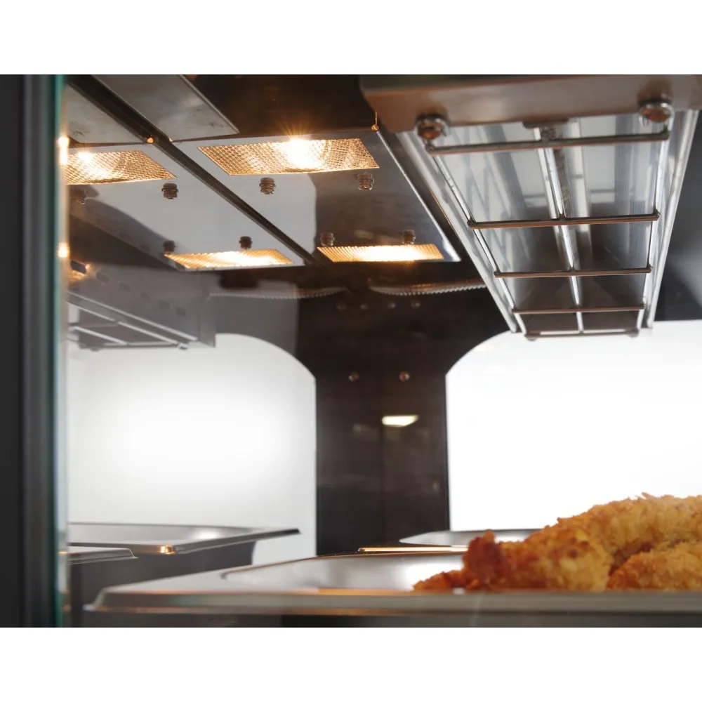 Vitrine chauffante orientable en quartz 5,6kW