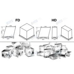 Ice maker FHD50, 45kg/24h
