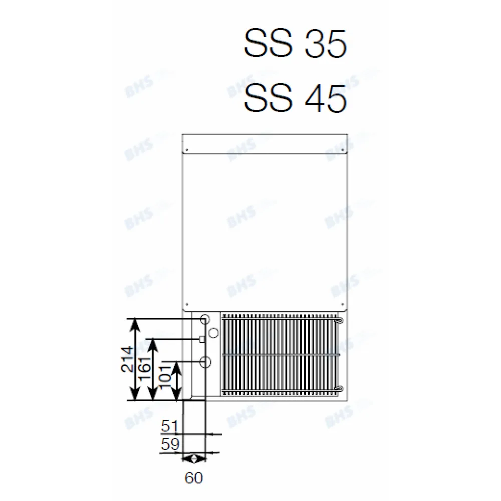 Ice generator SS 35W, 35kg/24h