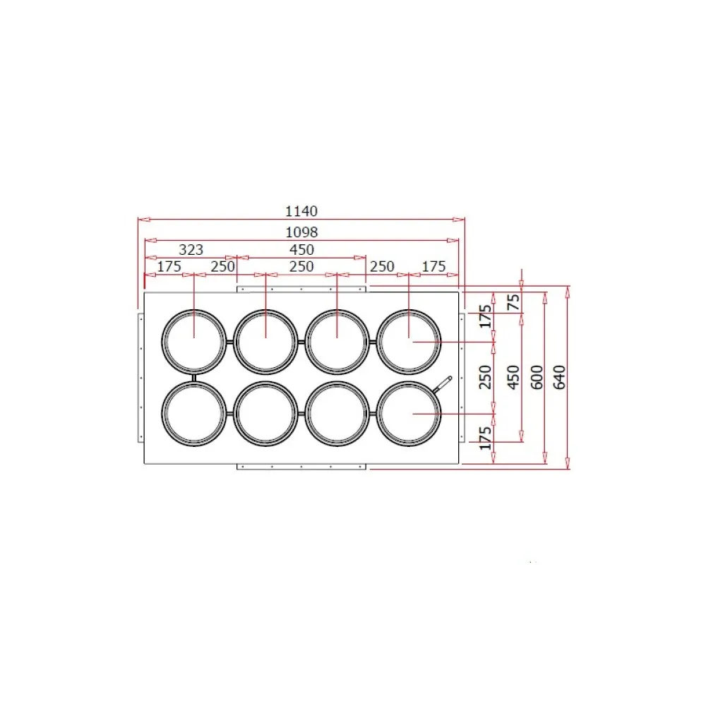 Distributeur de glace GELATO 2 1140mm REMOTE