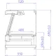 Vitrine chaude PIZZA BAR 900 mm