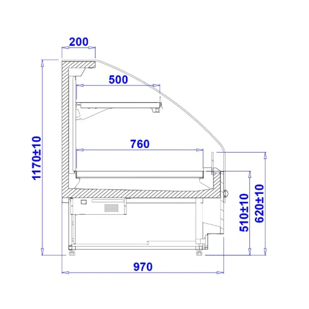 Hot showcase PROXIMA SLIM HOT OPEN 1.88