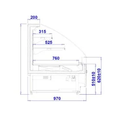 Showcase PROXIMA SLIM OPEN 2.50