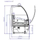 Vitrine à glace KAMELEO ICE 1400mm