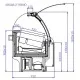 Vitrine à glaces ARUBA ICE 1070 mm