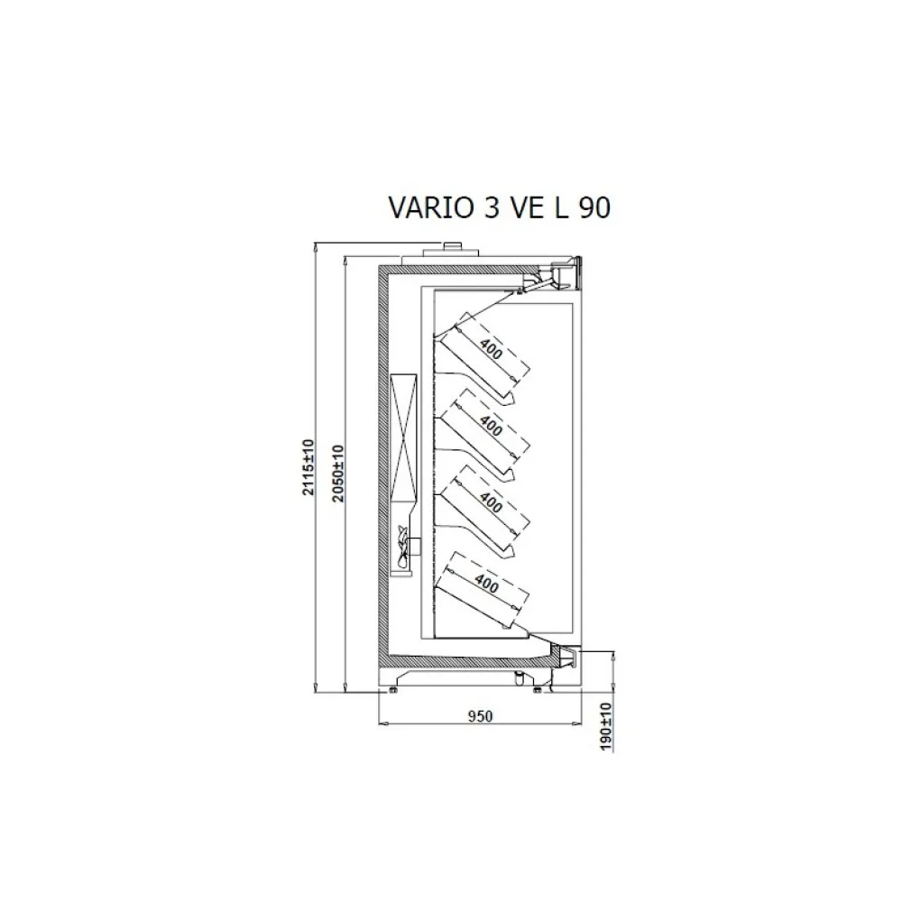 Showcase VARIO 3 VE 2.50 90L REMOTE