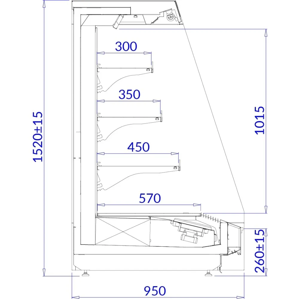 Showcase TOBAGO 3/1.25 REMOTE