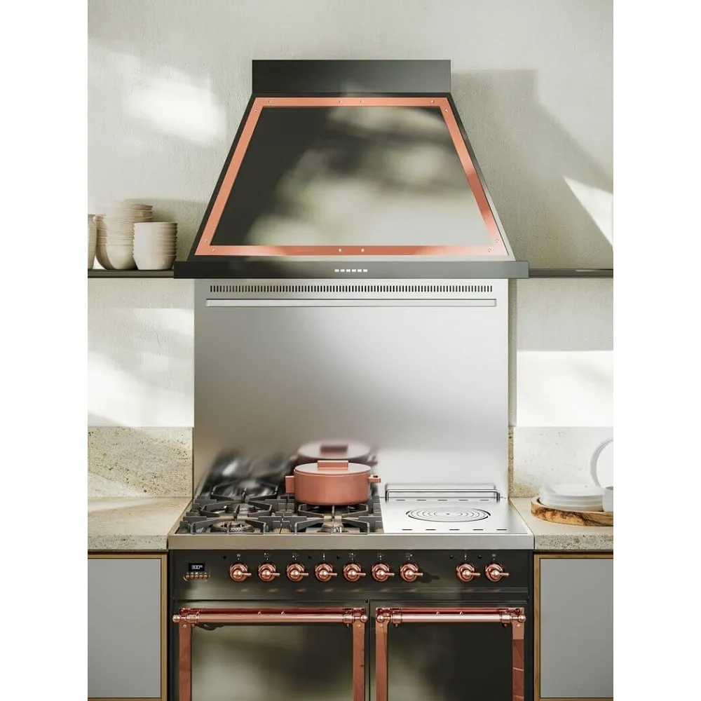 Cuisinière avec four Nostalgie PD10SNE3 100 cm  4 feux + 1 zone de cuisson agrandie