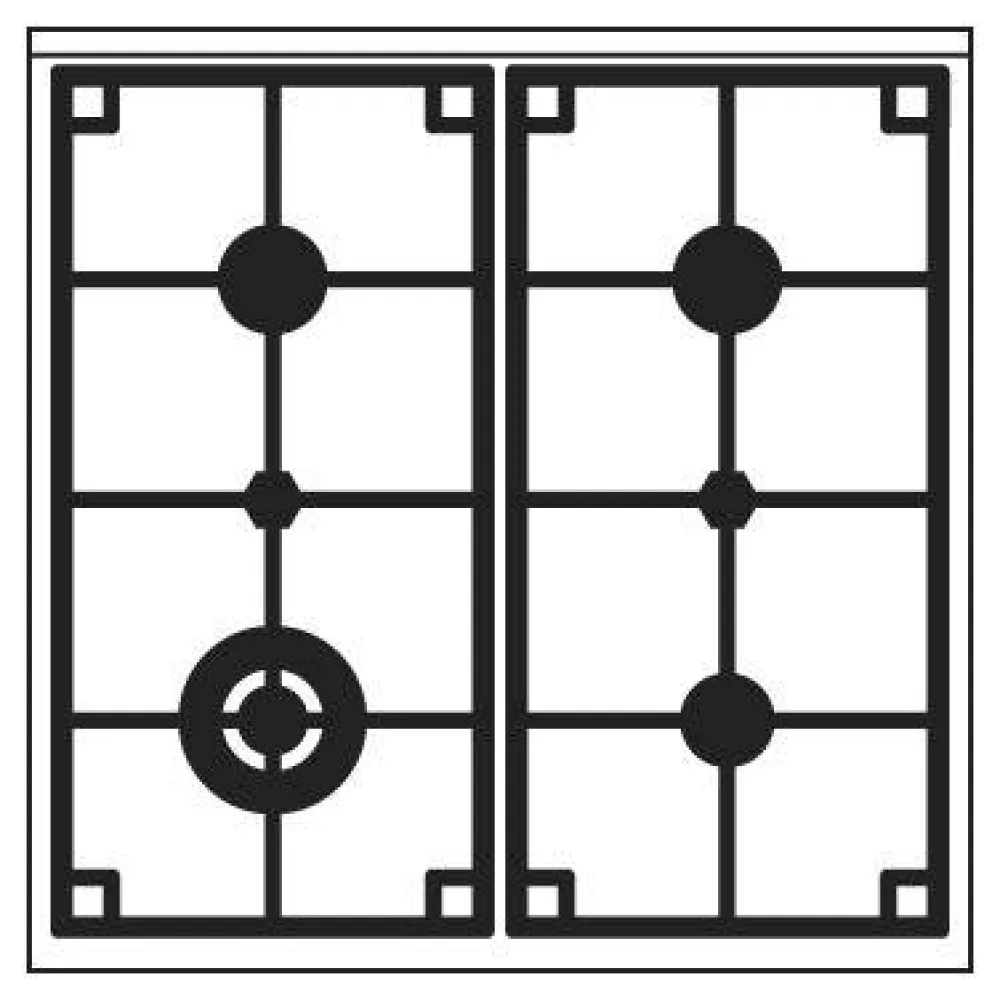 Cuisinière avec four Pro Line 60 cm L06WM3 4 feux