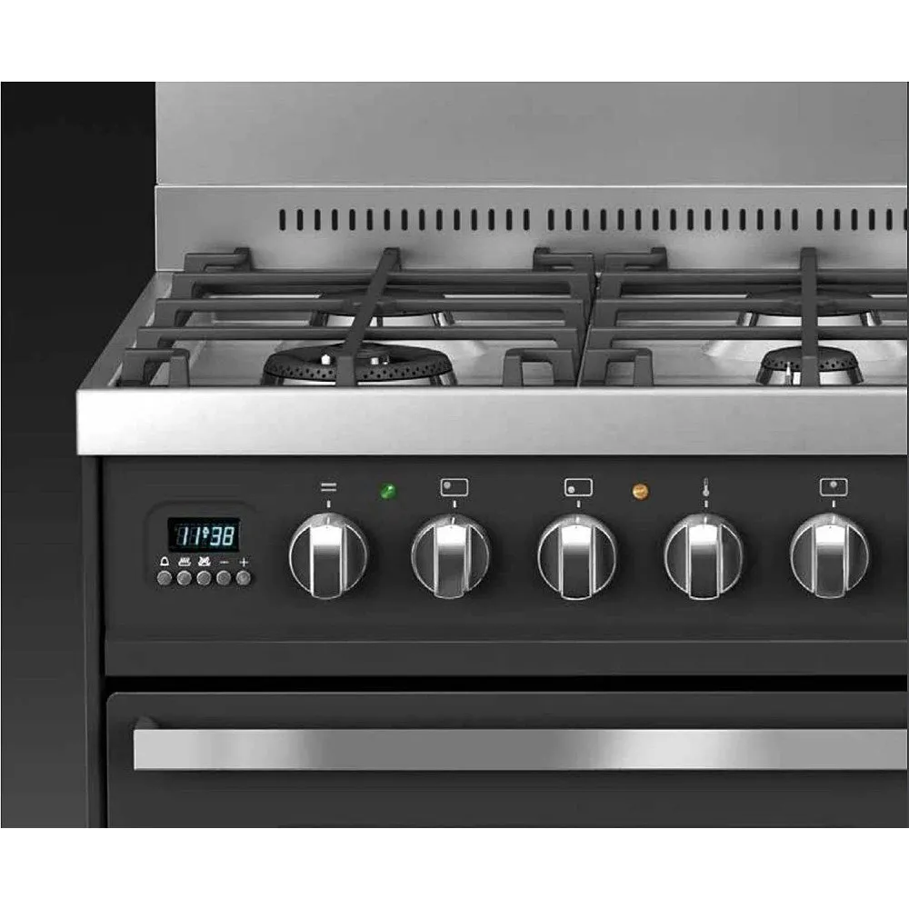 Cuisinière avec four Pro Line 120 cm L12FWM3 8 feux avec plaque de cuisson