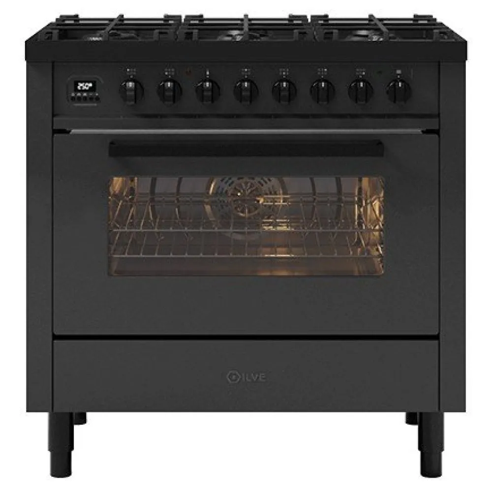 Cuisinière avec four Pro Line 90 cm L09-GRD/L09-MGD 6 feux