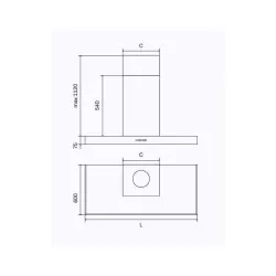 Cooker Hood Pro Line AGK90