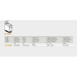 Poêle électrique monophasé BS-74EMX