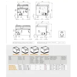 Braising pan with manual tilting  80l  BR80-98ETXF/I