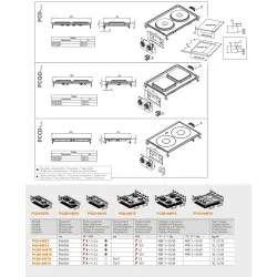 Table de cuisson électrique PCD-64ETX