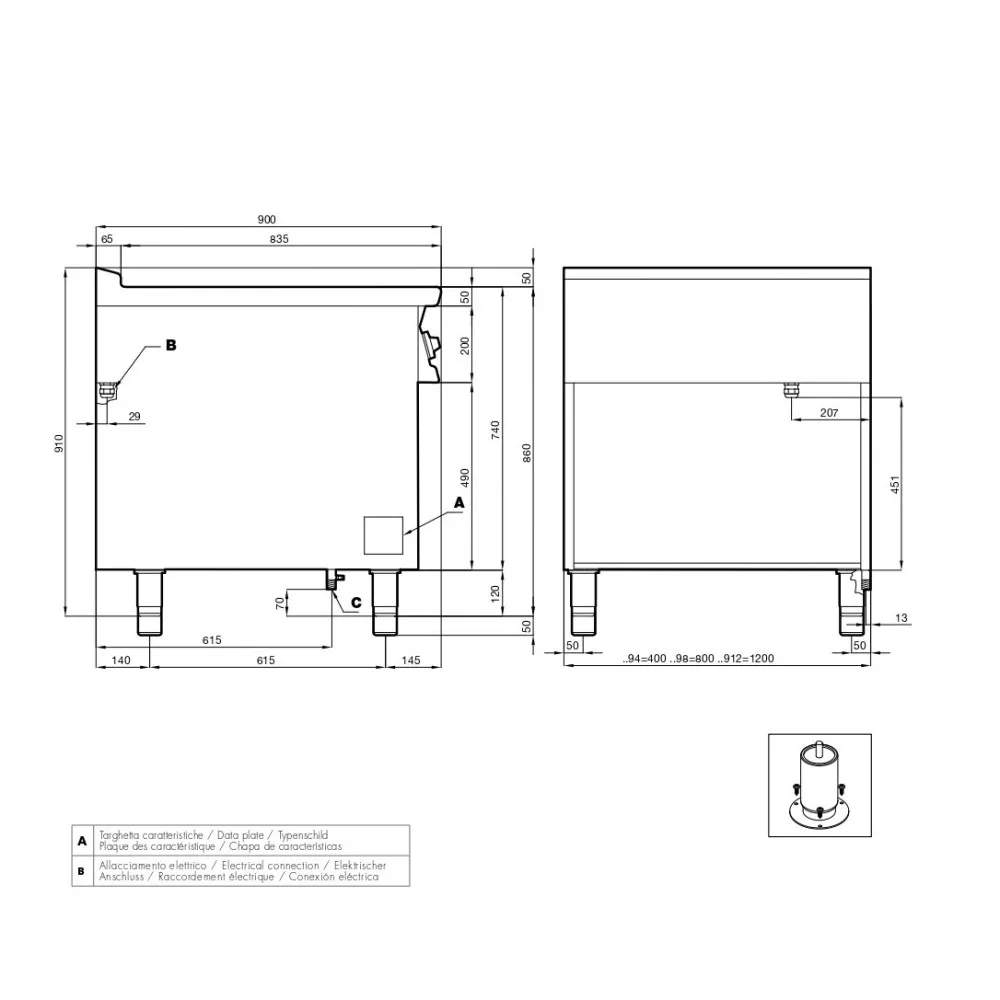Plaque de cuisson à induction PCI-94ETDX
