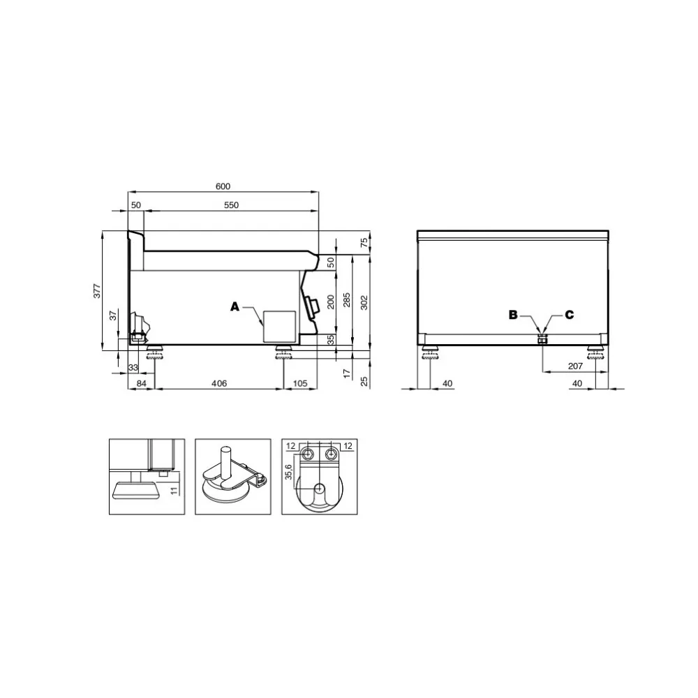 Plaque de cuisson à induction PCIT-64ETX