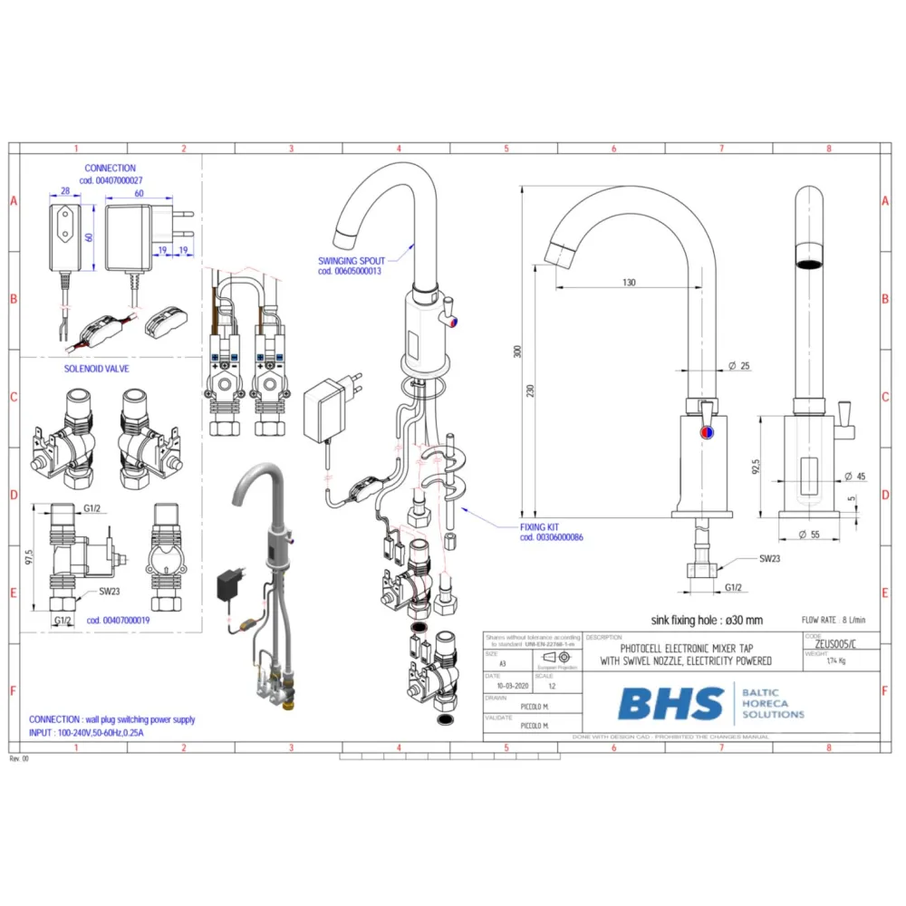 Robinet électronique S005/C