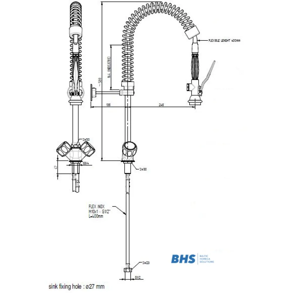 Robinets de douche ERA112