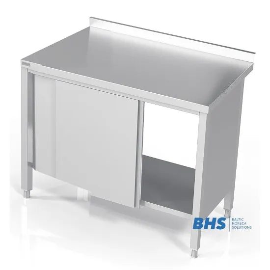 Table à portes coulissantes